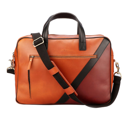 Celtic multicolor premium leather laptop bag for men and women's - CELTICINDIA