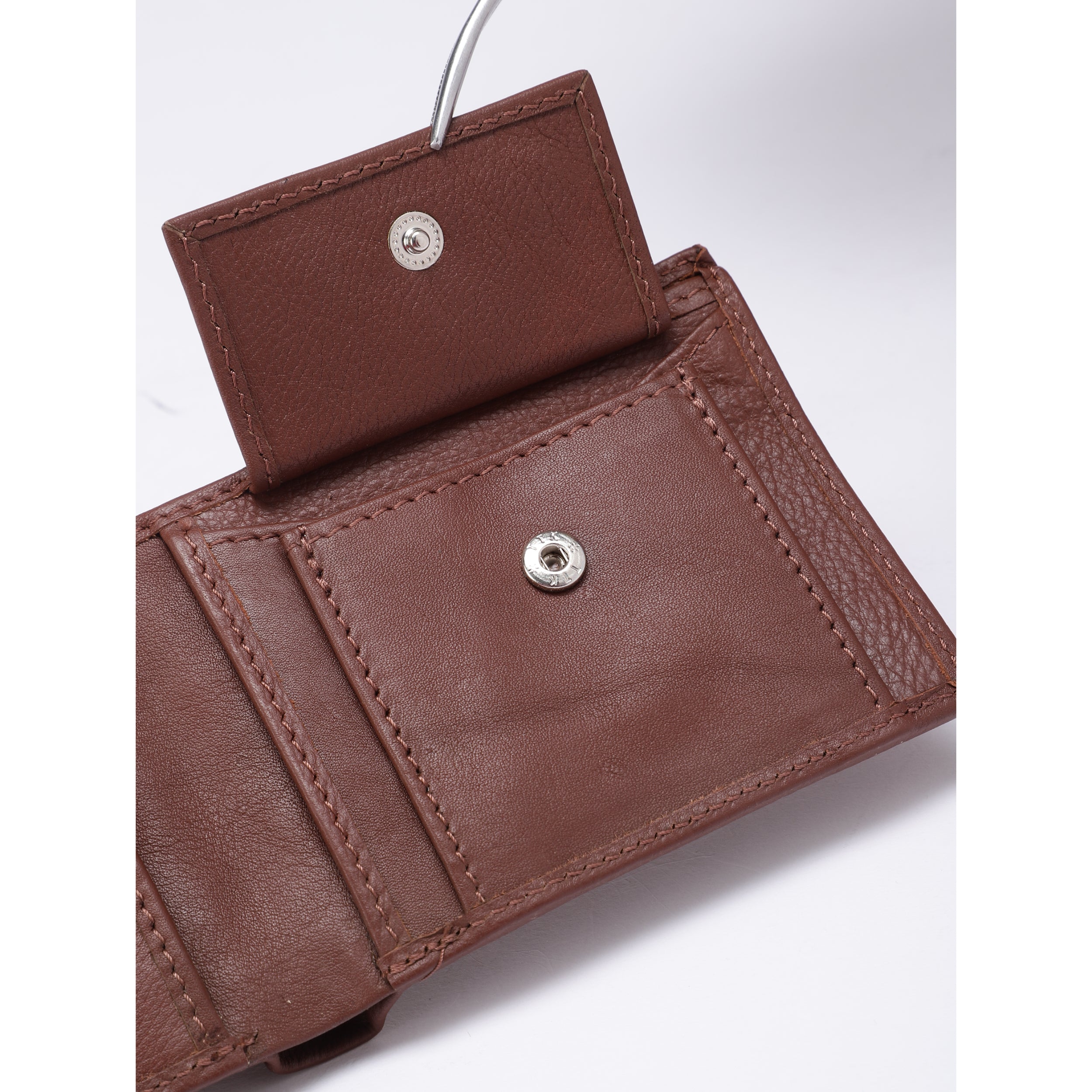 Premium Brown Textured Leather Belt & Wallet Combo for Men | Vintage Style Gift Set