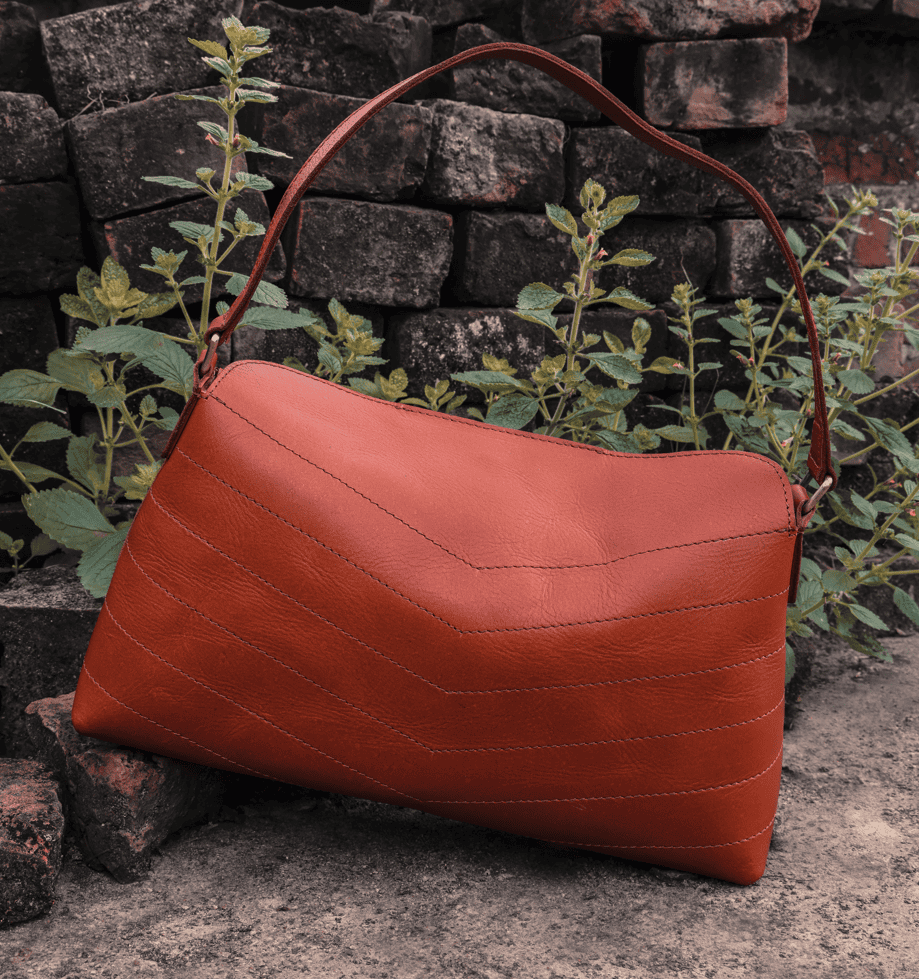 Exquisite Tan Leather Small Sling Bag - CELTICINDIA