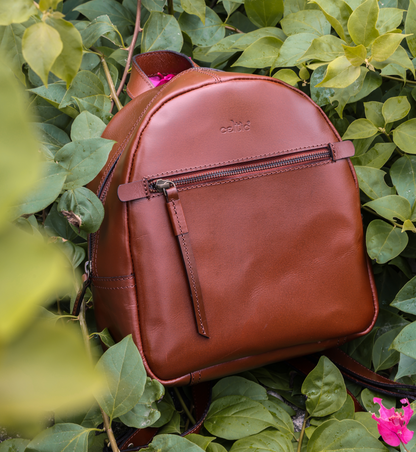 Stylish Small Leather Backpack: Durable & Chic Carryall - CELTICINDIA