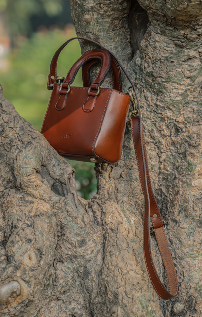 Brown Leather Sling Bag: Elevate Your Urban Style - CELTICINDIA