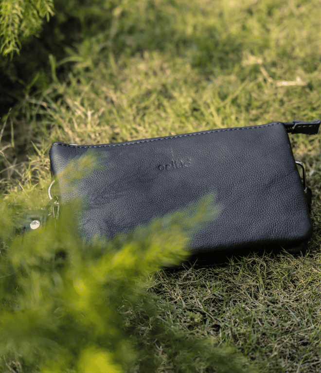 Black Smooth Leather Sling Bag: Timeless Elegance Meets Modern Convenience. - CELTICINDIA