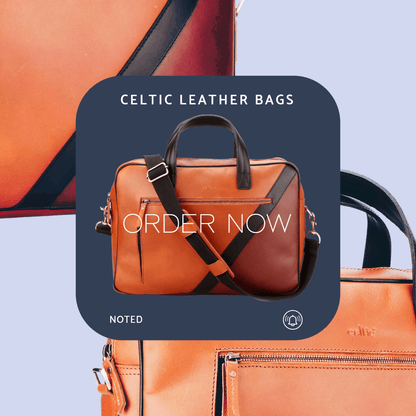 Celtic multicolor premium leather laptop bag for men and women's - CELTICINDIA