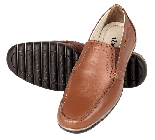 Men’s Brown Leather Casual Loafers
