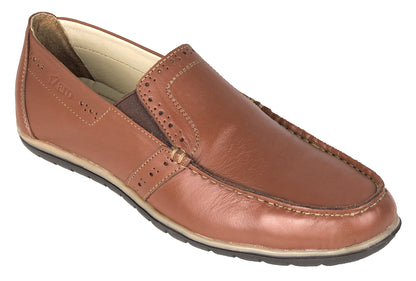Men’s Brown Leather Casual Loafers
