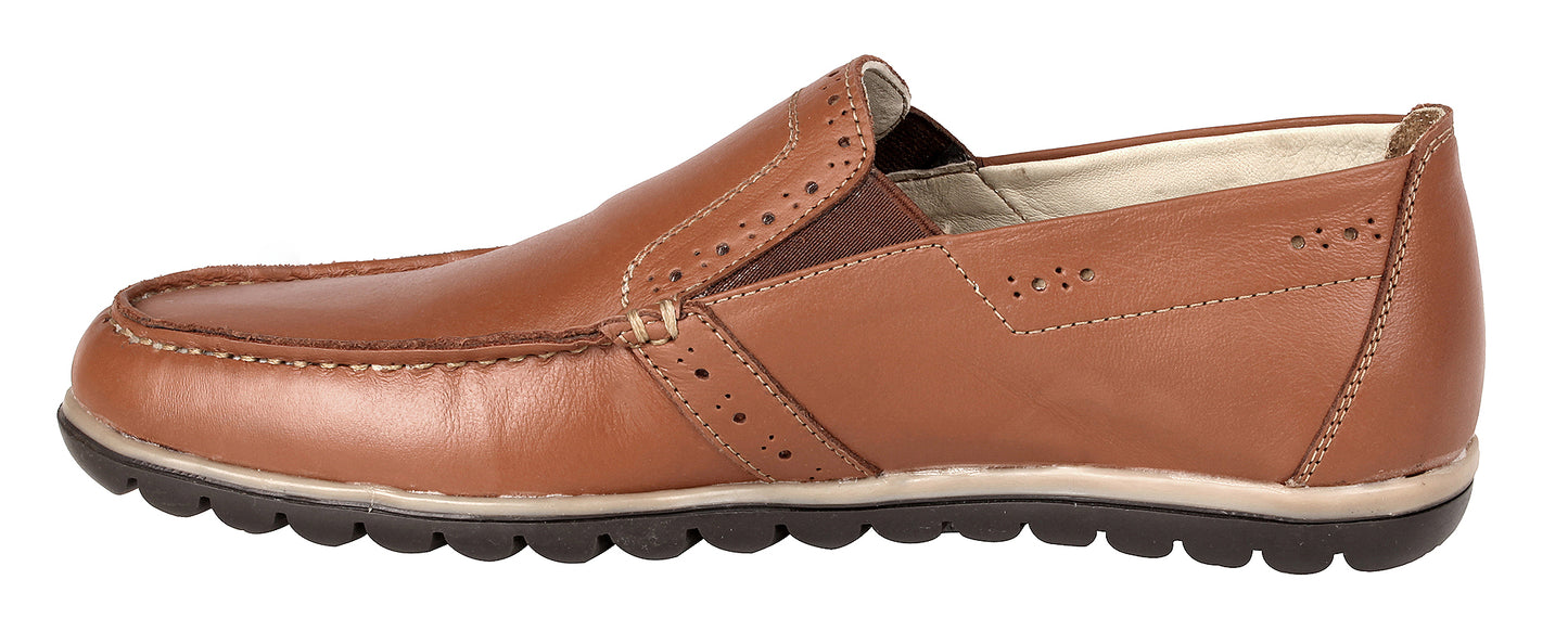 Men’s Brown Leather Casual Loafers