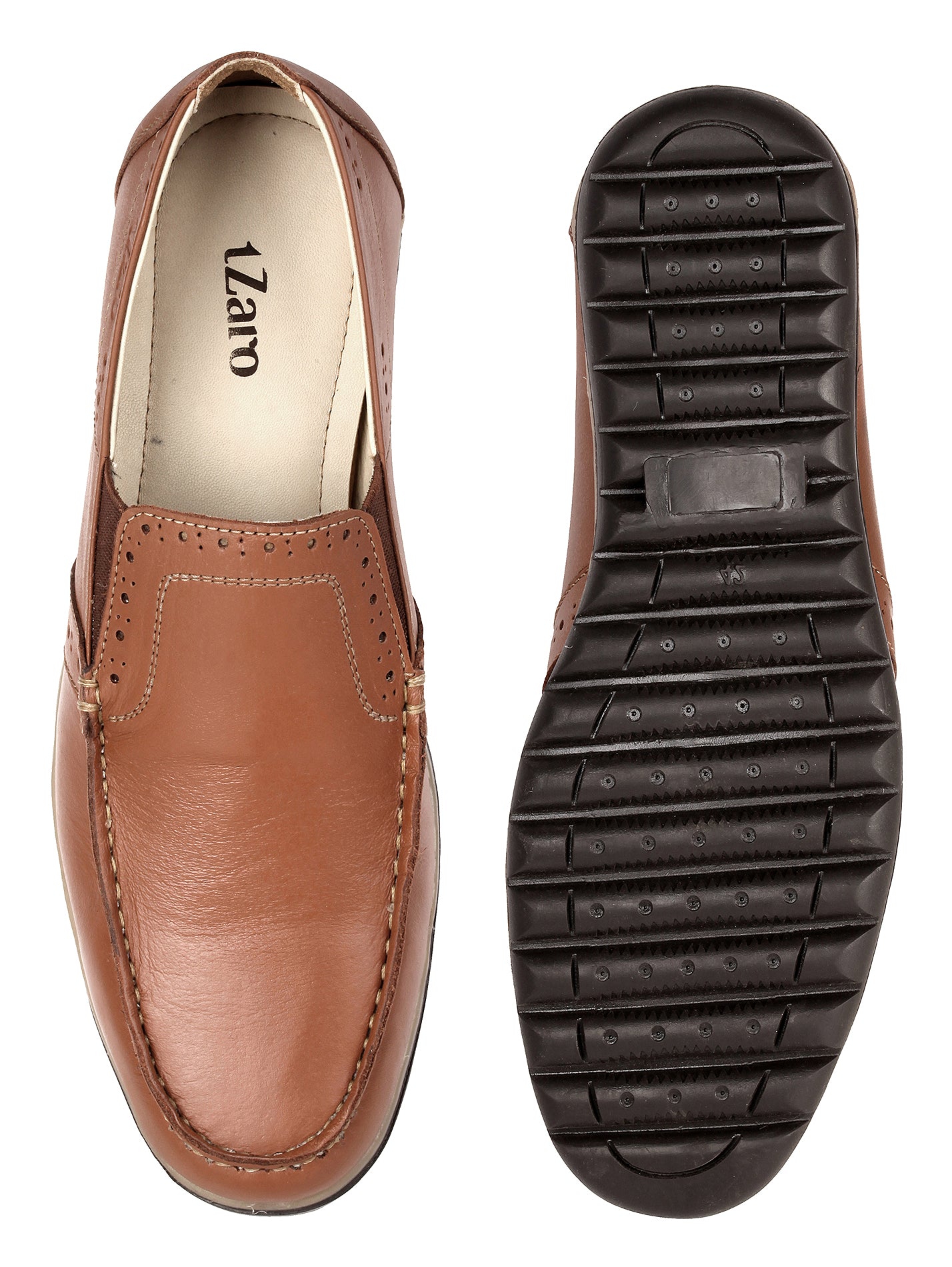 Men’s Brown Leather Casual Loafers