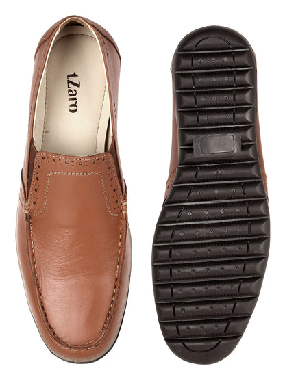 Men’s Brown Leather Casual Loafers