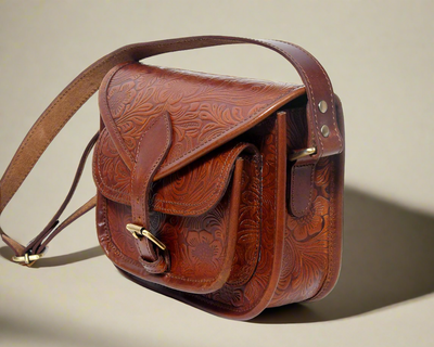 Embossing Leather Bag