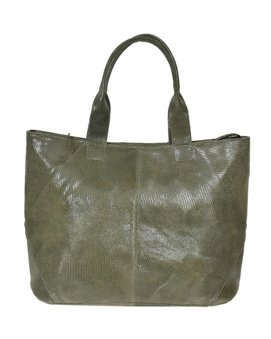 Celtic Premium Suede Leather Tote Handbag | Top Handle and Shoulder Bag for Women