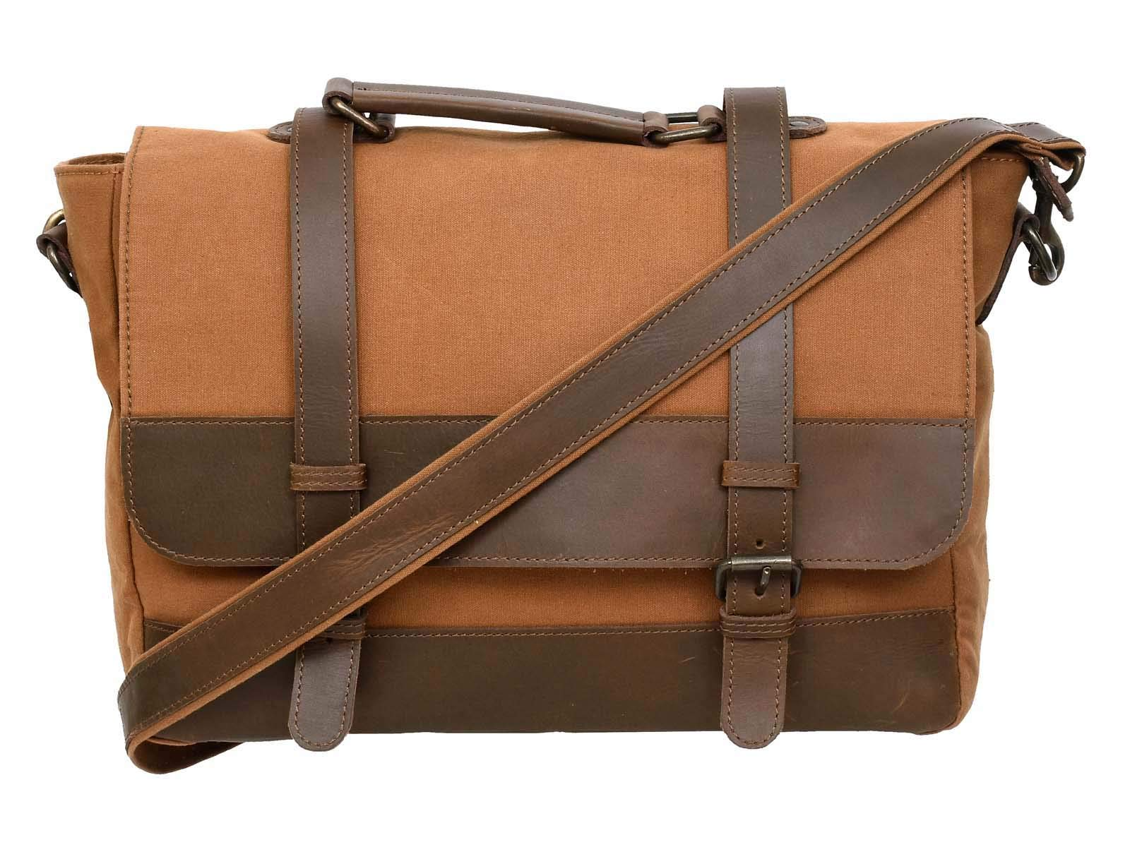 Celtic Genuine Leather Messenger Bag | Crossbody Office Shoulder Bag for Men and Women with Adjustable Strap and Handle