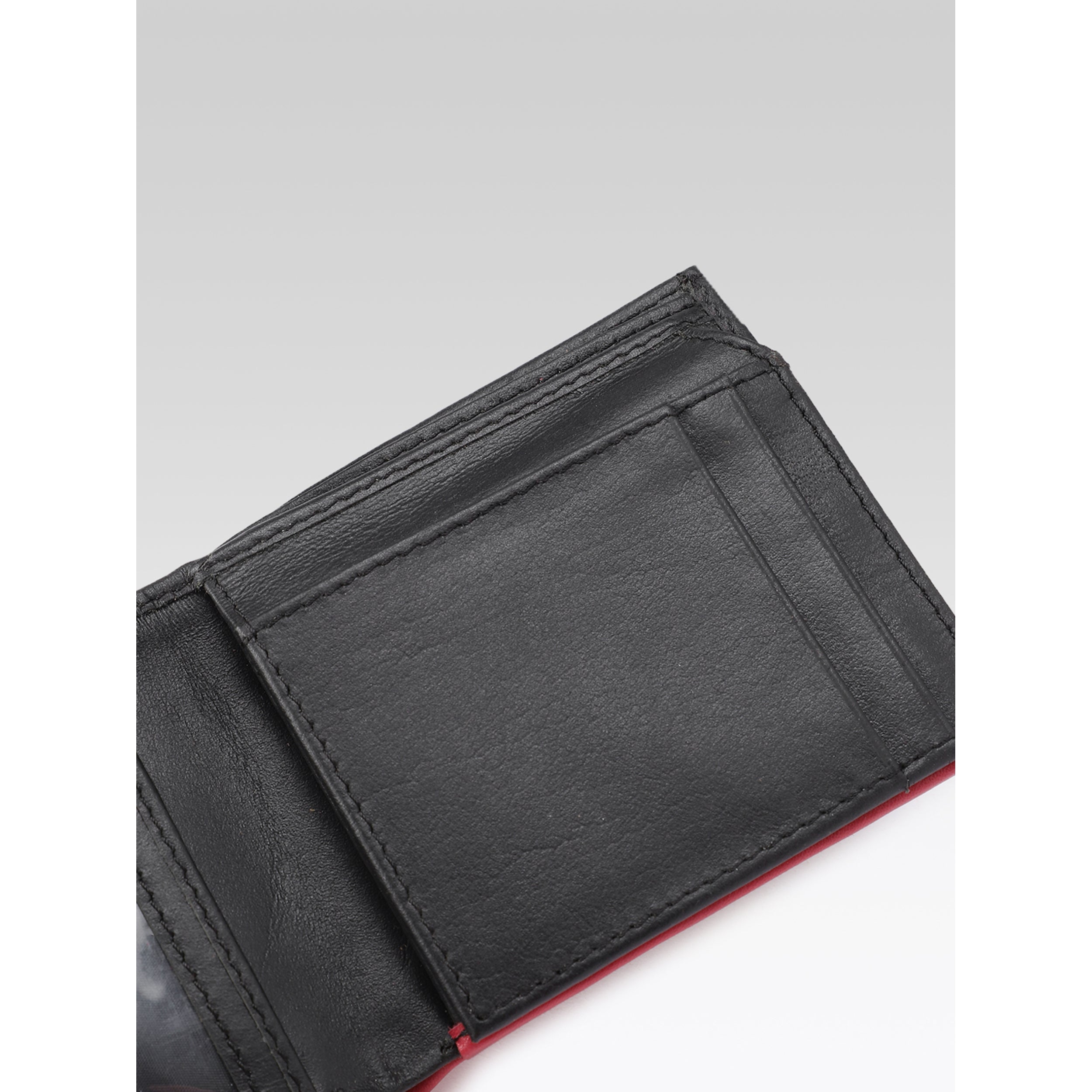 Premium Black Leather Wallet for Men | with ID Window & Secure Coin Pocket
