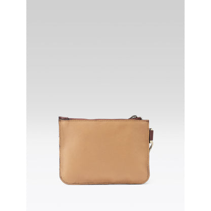 Premium Genuine Tan Leather 3-Piece Handbag Combo with Crossbody & Clutch