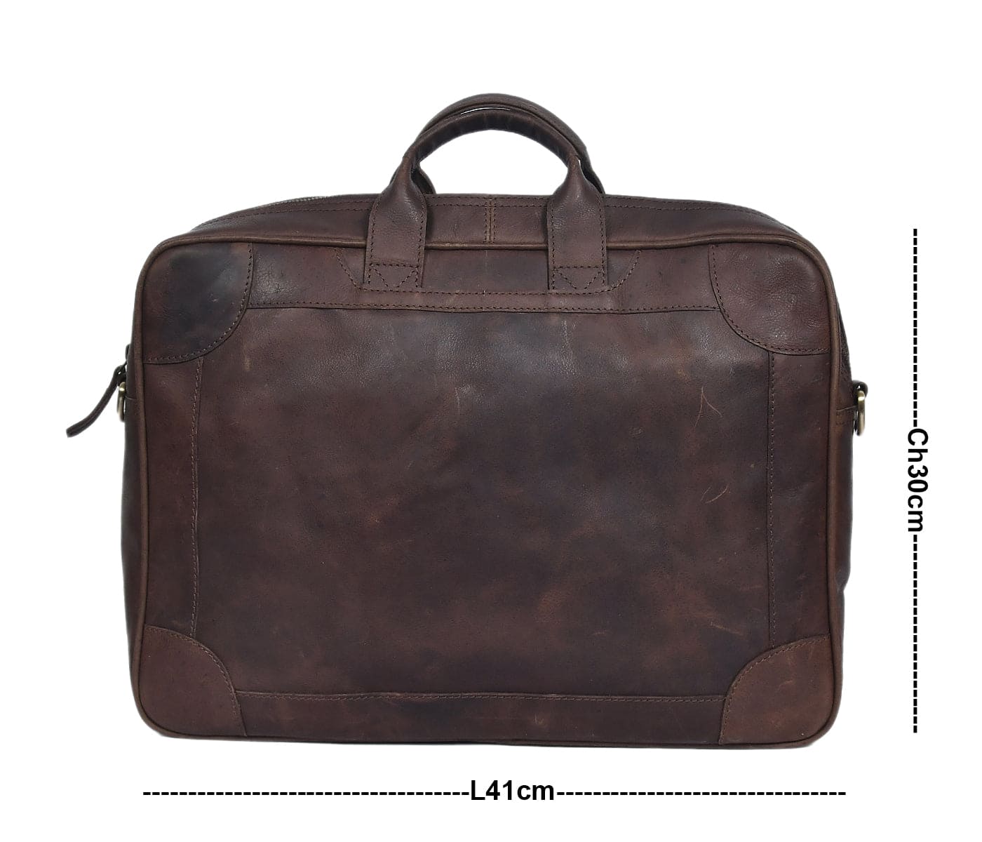 Elevate Your Style with Our Premium Brown Leather Messenger Bag. - CELTICINDIA